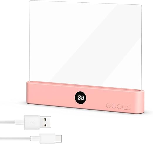 Luz de Lectura LED Recargable para Libros – Lámpara de Lectura Plana con Carga USB, 3 Modos de Color, Temporizador y Protección Ocular.